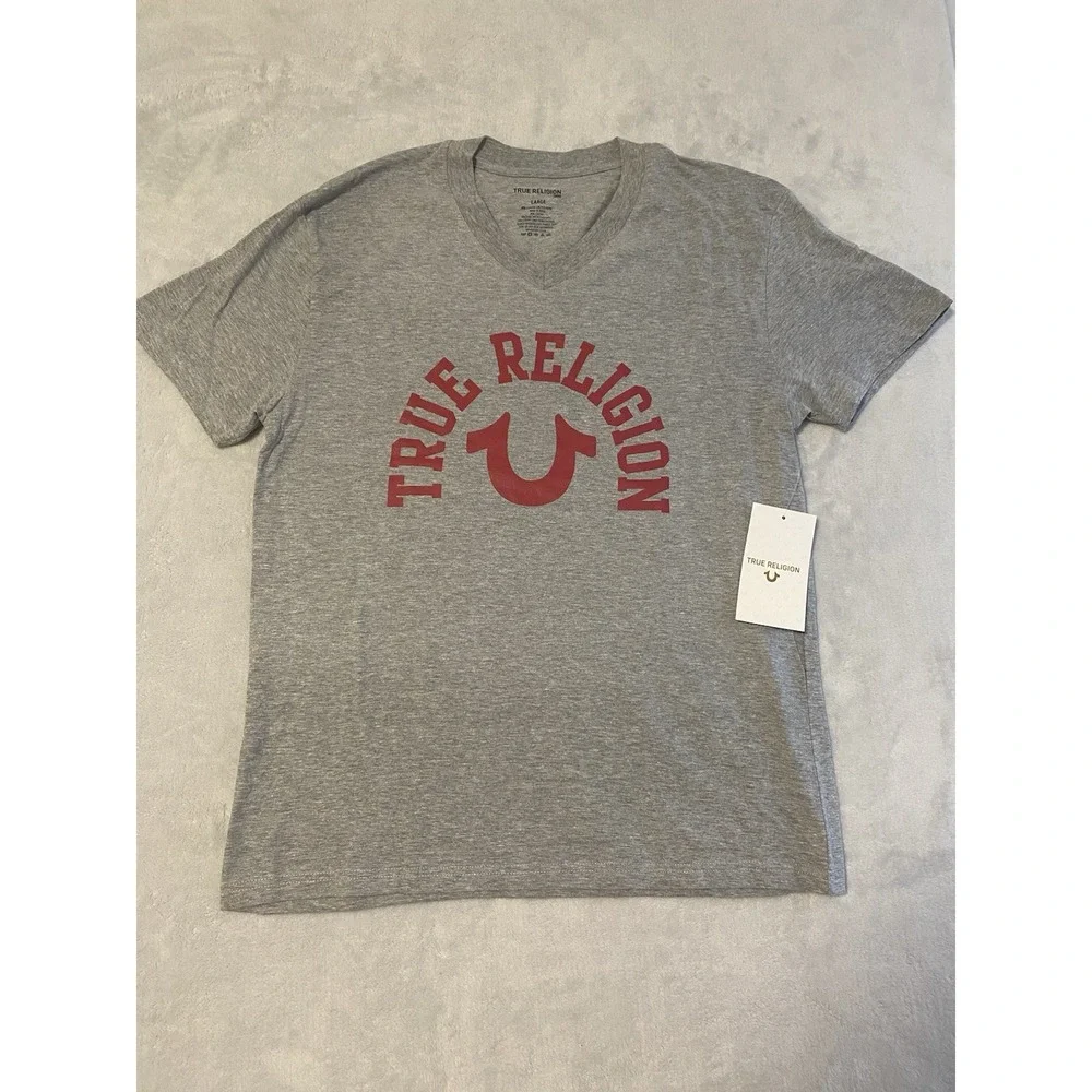 Men's True Religion‎ Size Large Gray Shirt